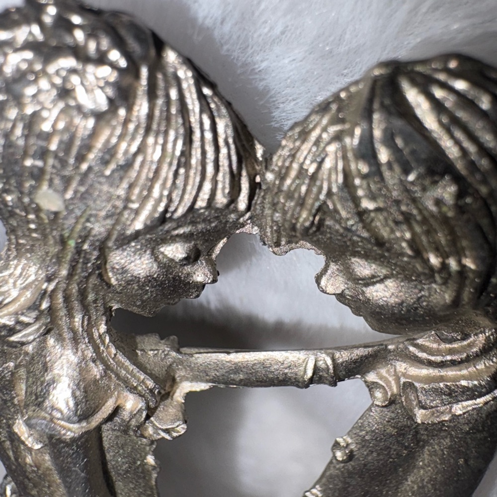 Vintage Pelco pewter Romantic Couple Sculpture made in Italy - Picture 3 of 14